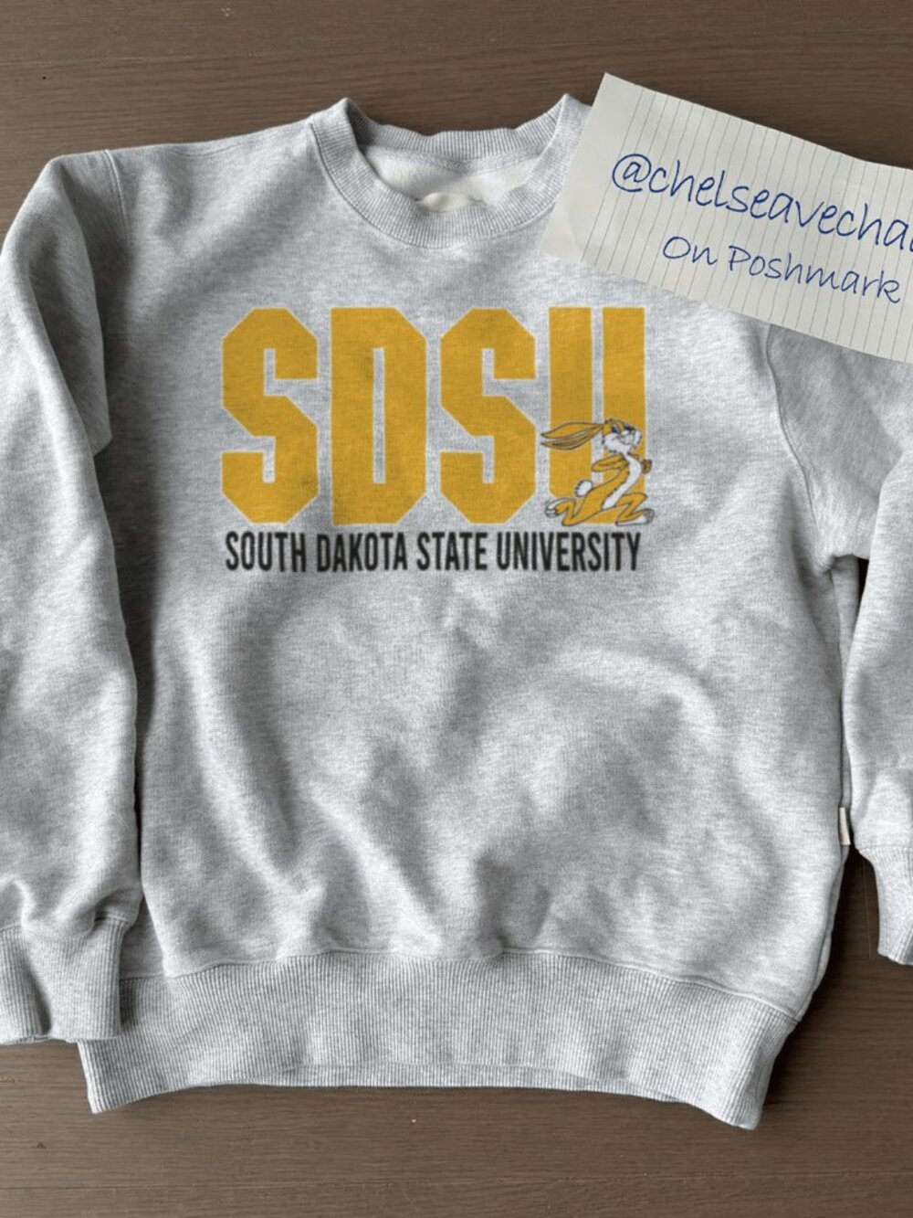 90s Vintage South Dakota State University Crewneck Sweatshirt, Retro SDSH Shirt